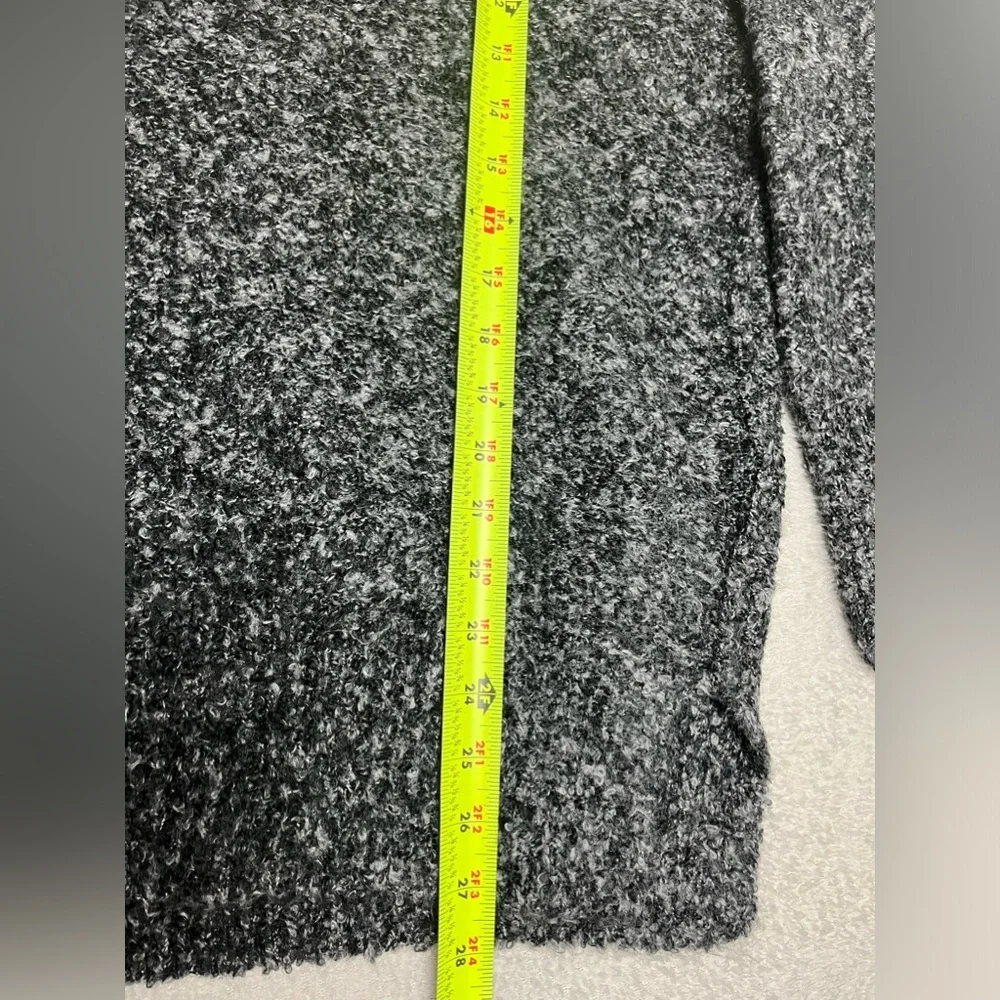 Free People Off-the-Shoulder Chunky Sweater in Charcoal Black